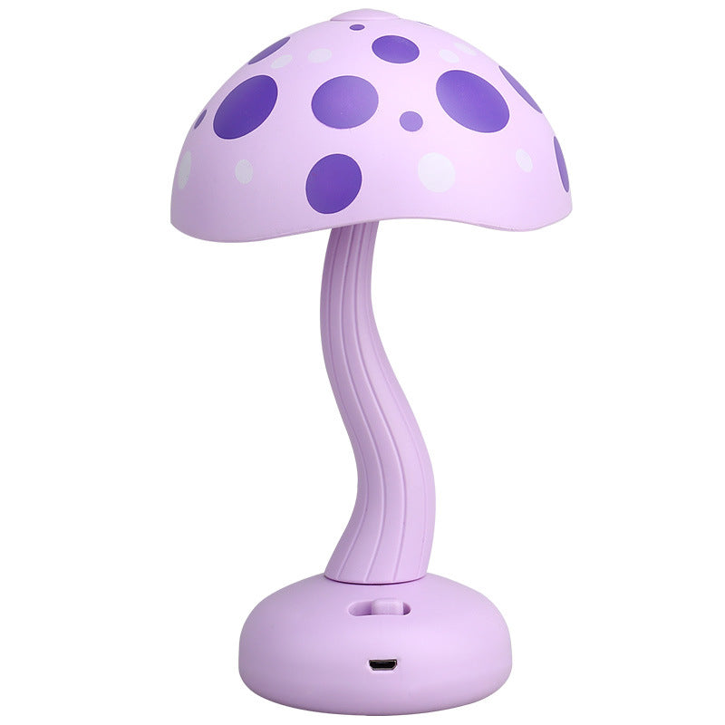 Creative Mushroom Kids USB Rechargeable LED Table Lamp