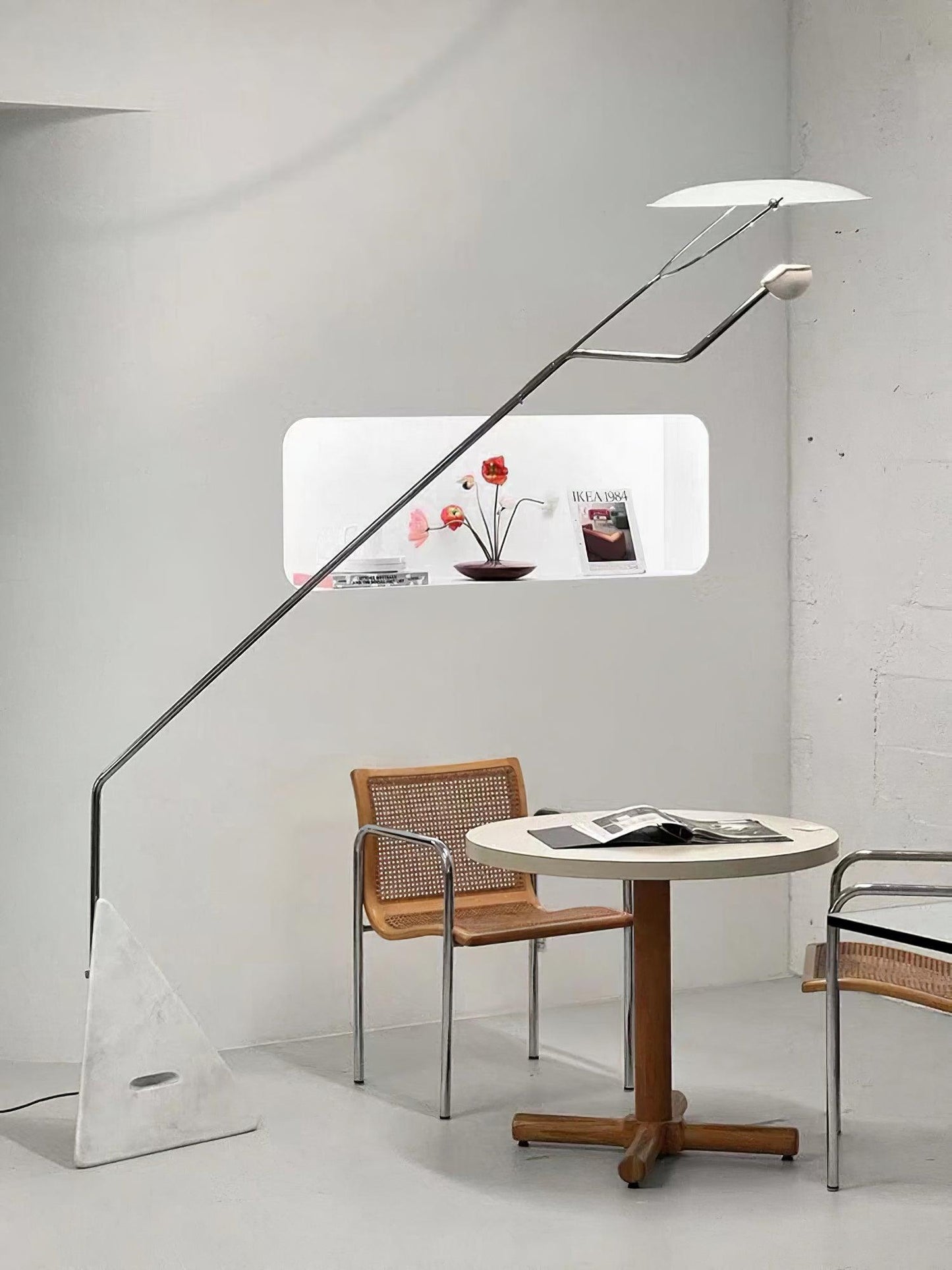 Salocchi Marble Floor Lamp with LED and Modern Design