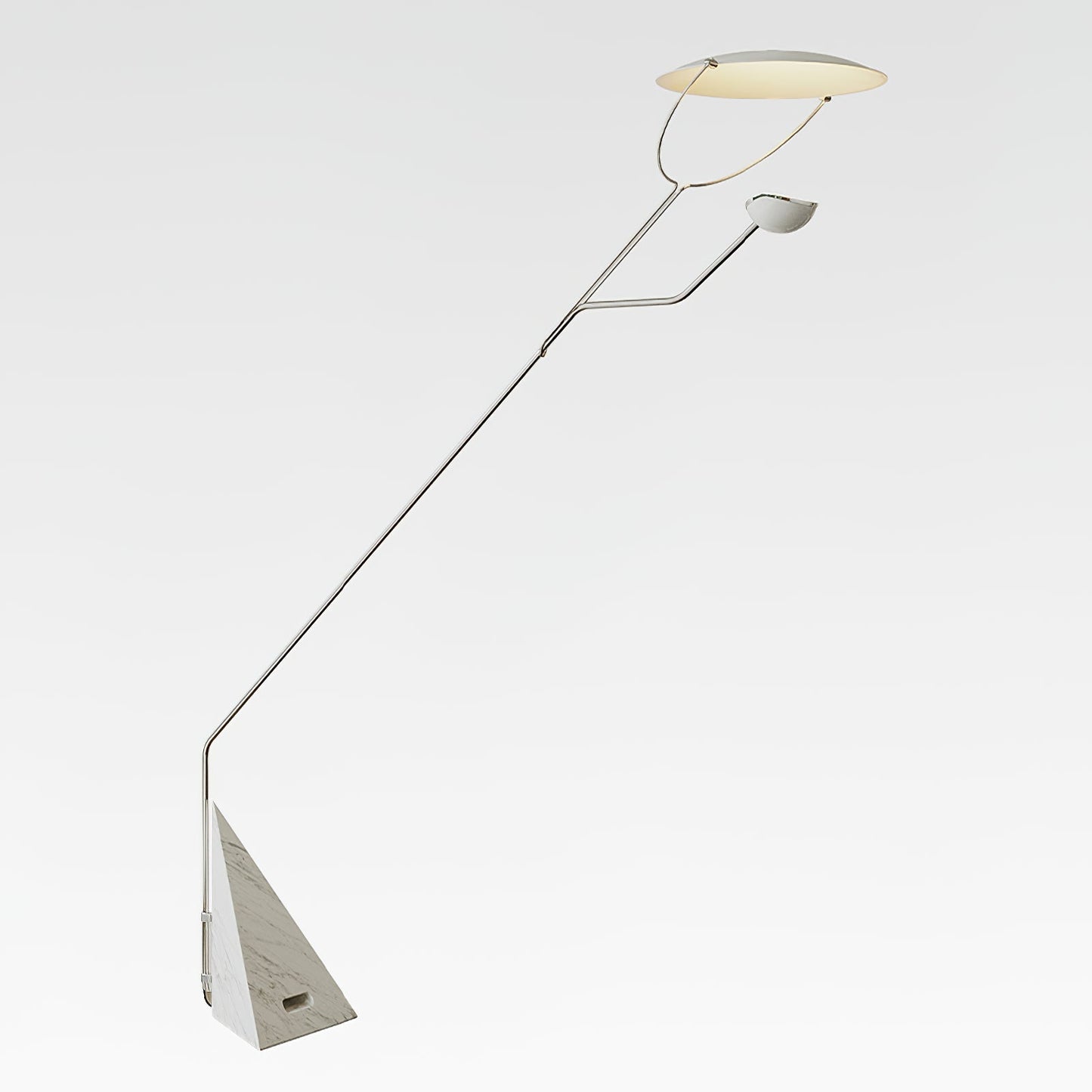 Salocchi Marble Floor Lamp with LED and Modern Design