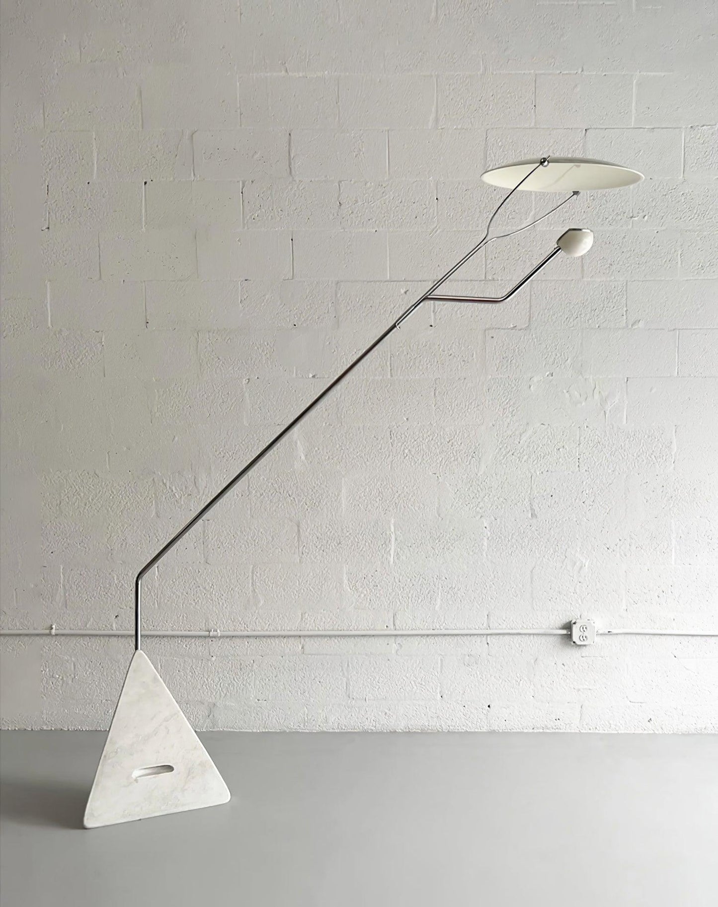 Salocchi Marble Floor Lamp with LED and Modern Design