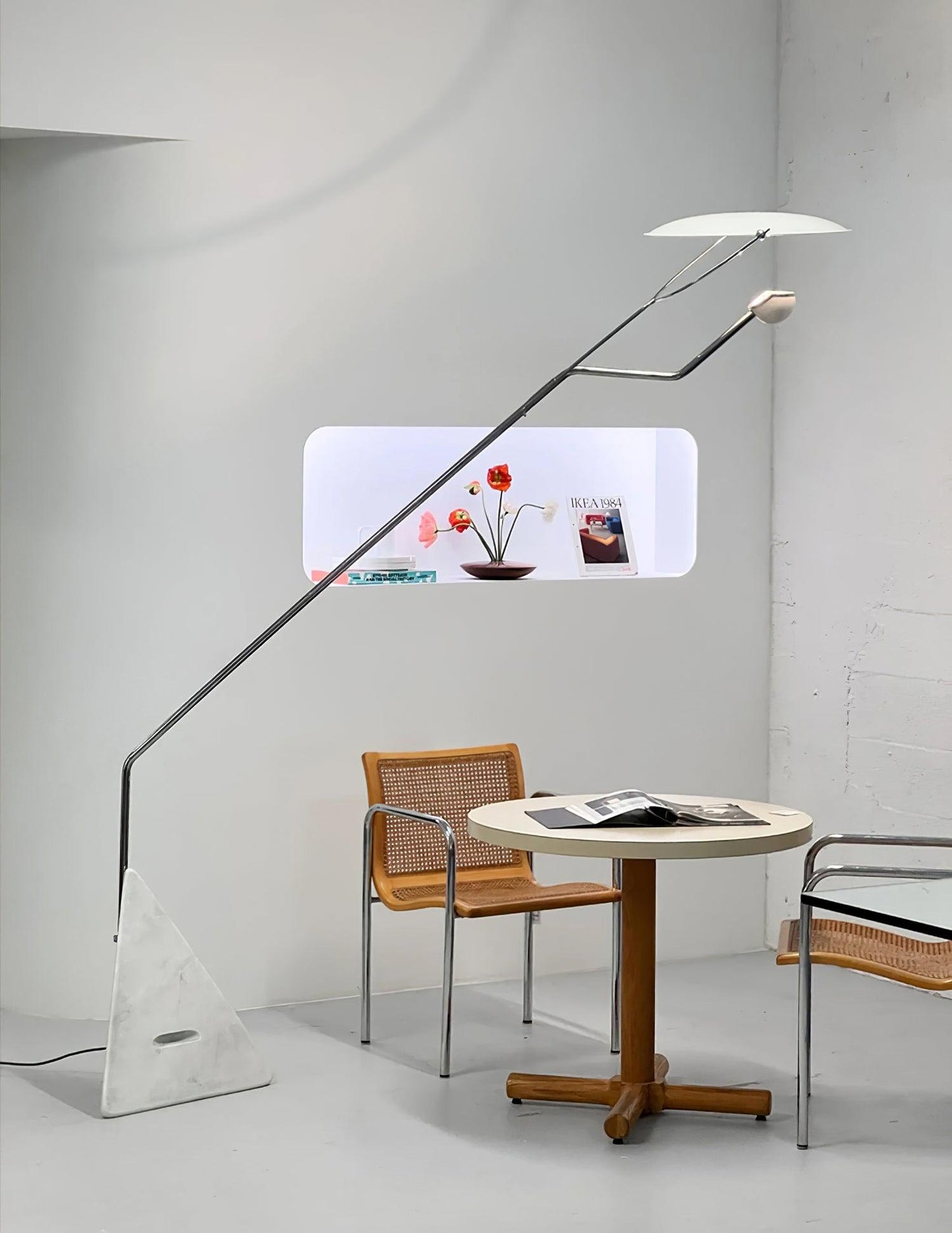 Salocchi Marble Floor Lamp with LED and Modern Design