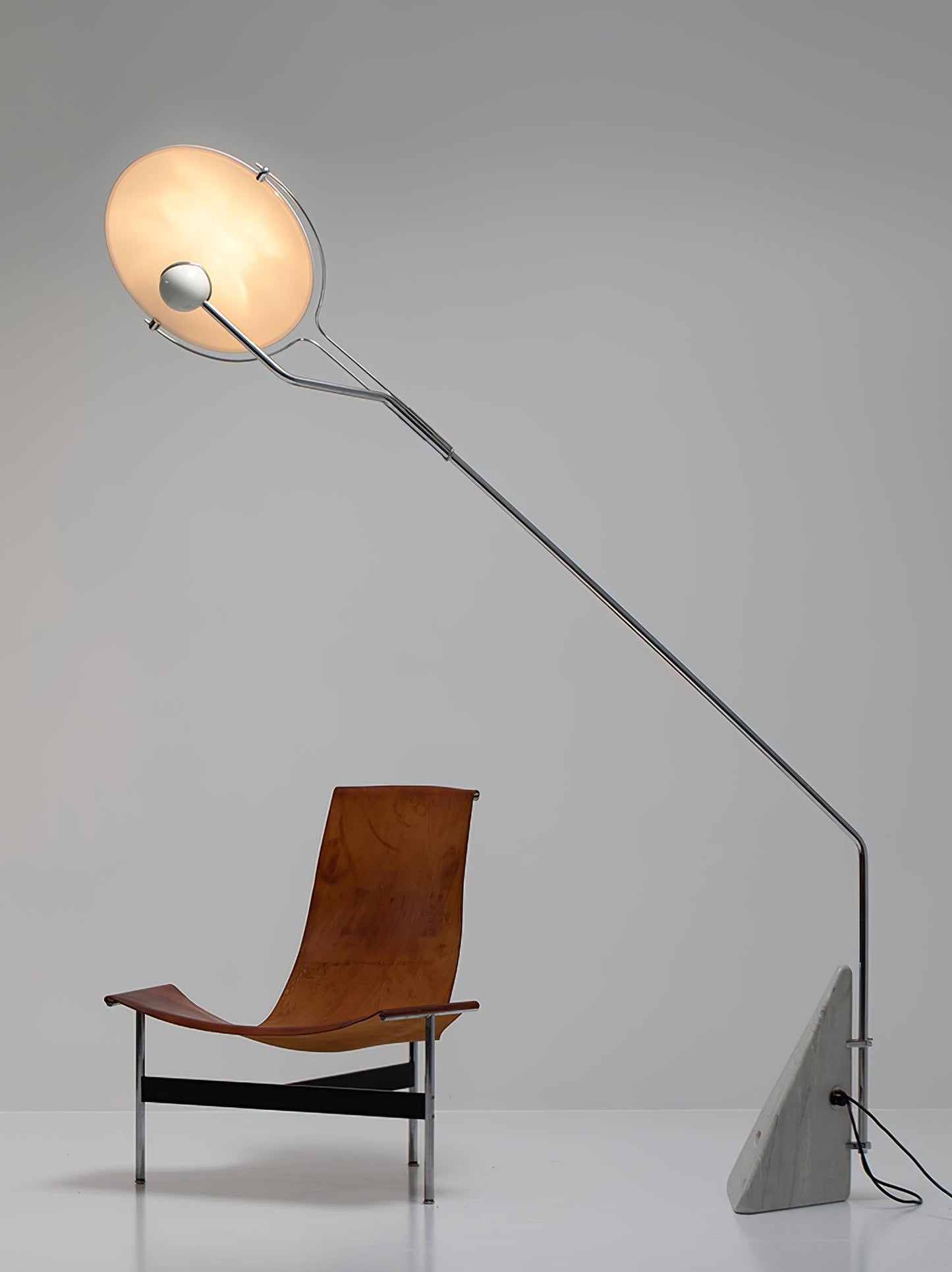 Salocchi Marble Floor Lamp with LED and Modern Design