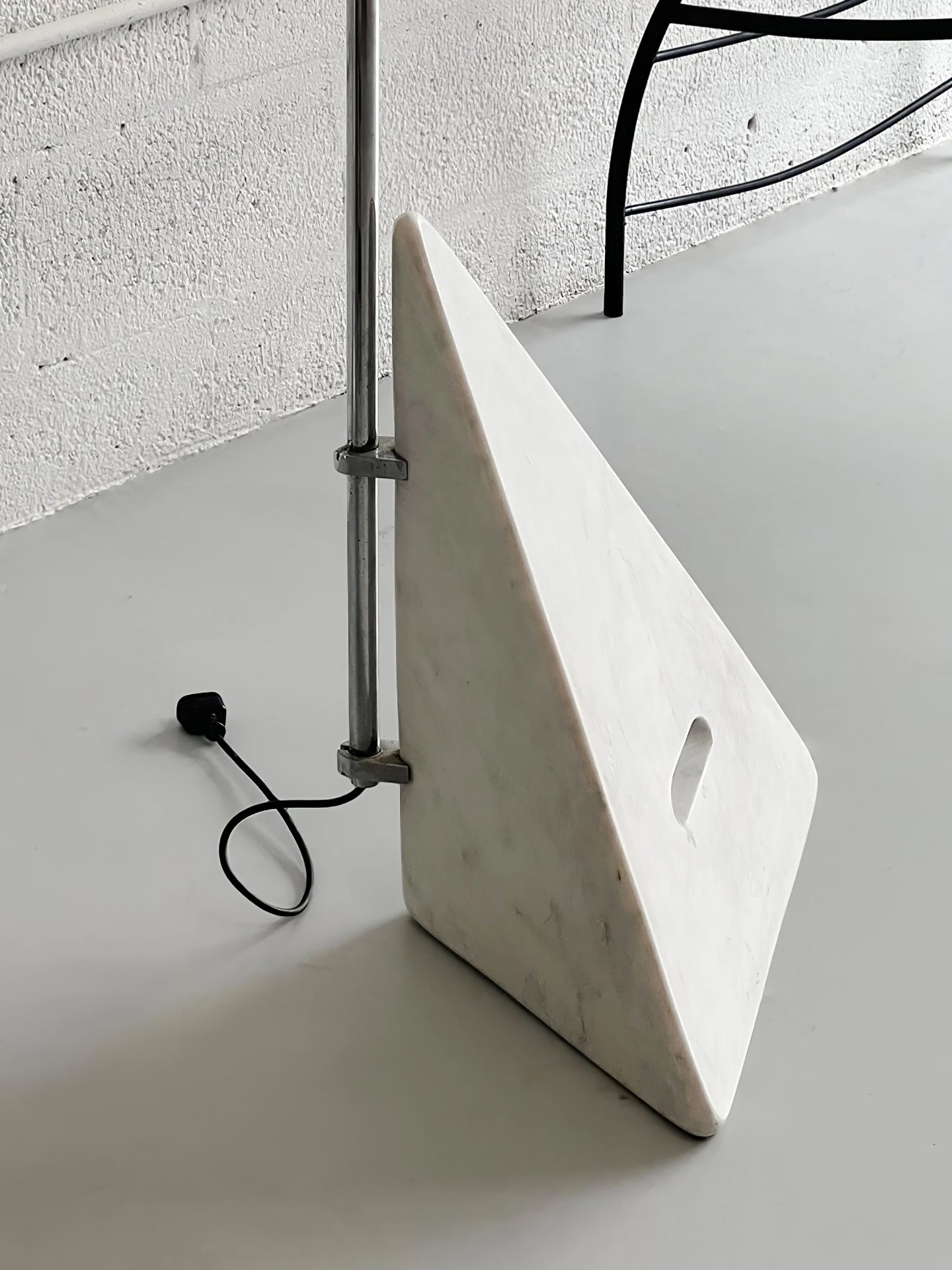 Salocchi Marble Floor Lamp with LED and Modern Design