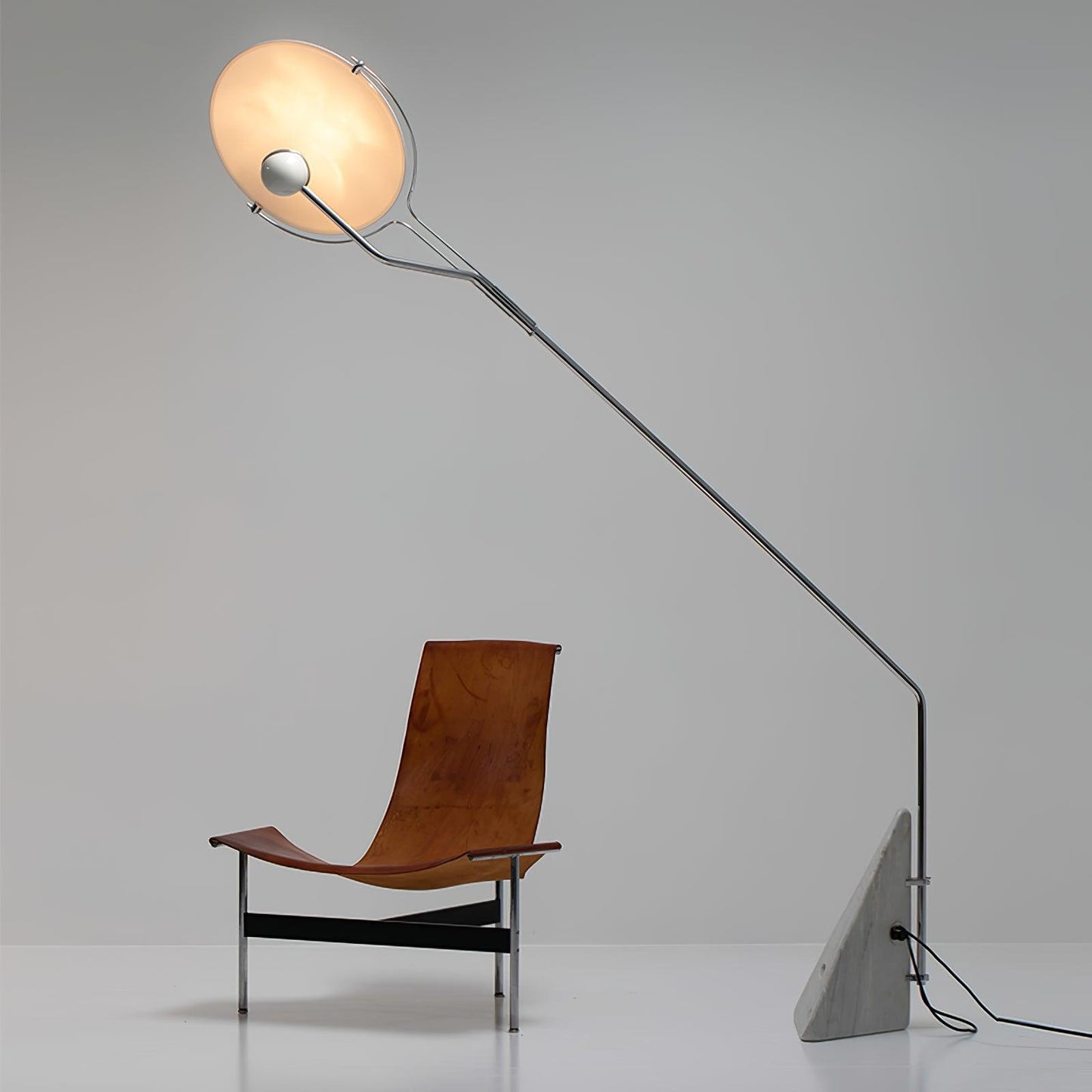 Salocchi Marble Floor Lamp with LED and Modern Design