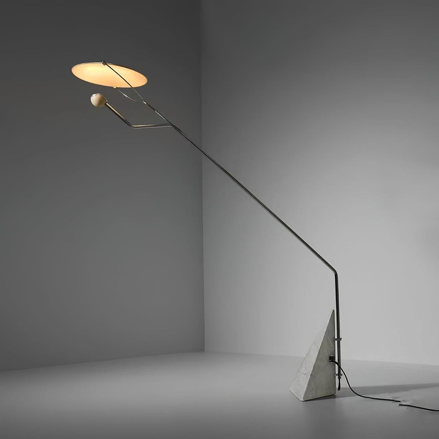 Salocchi Marble Floor Lamp with LED and Modern Design