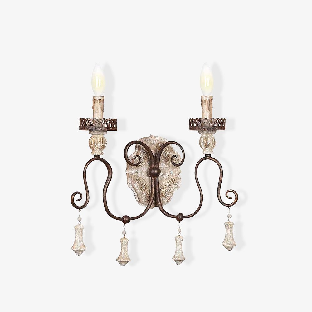 Santa Trinita Sconce Wall Light - LED, Aged Silver Finish