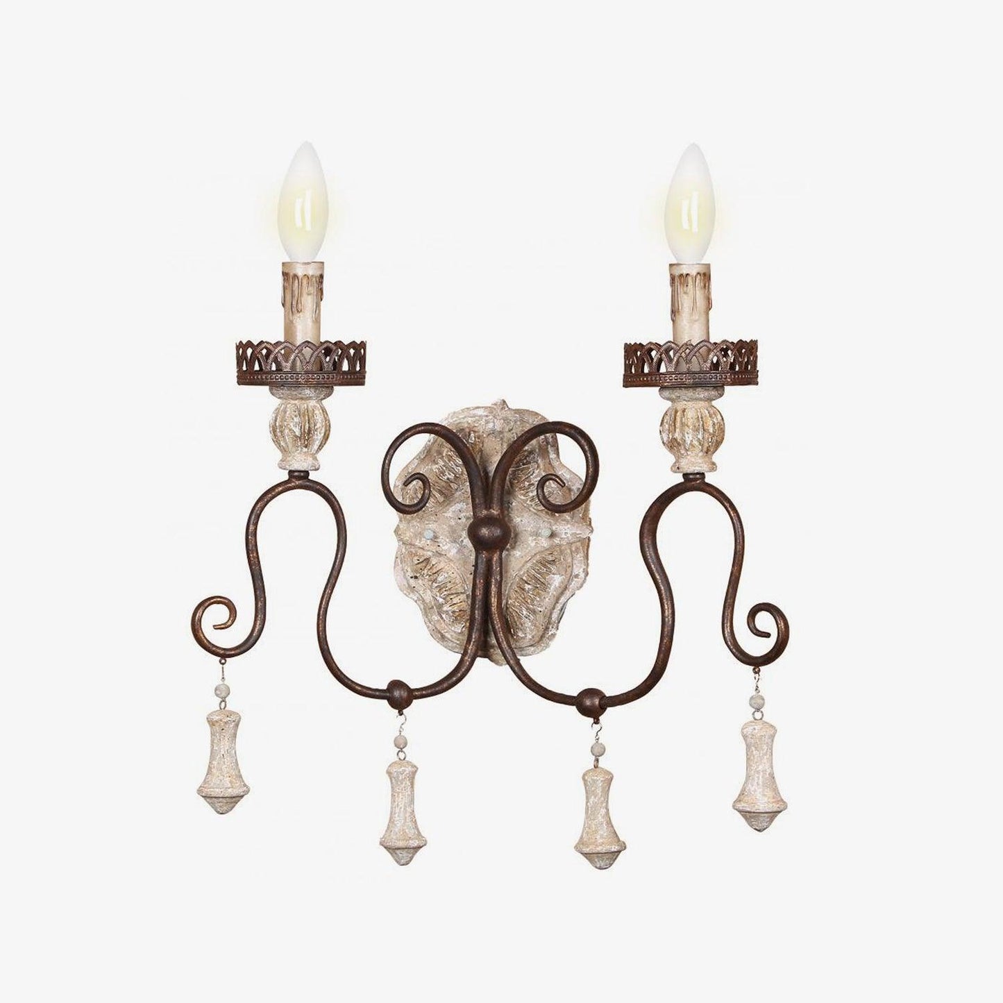 Santa Trinita Sconce Wall Light - LED, Aged Silver Finish