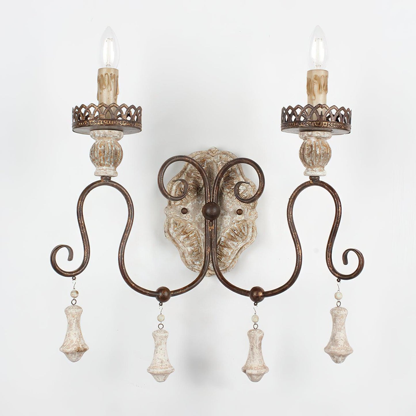 Santa Trinita Sconce Wall Light - LED, Aged Silver Finish