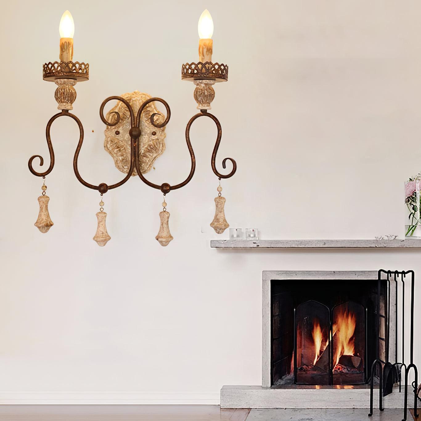 Santa Trinita Sconce Wall Light - LED, Aged Silver Finish