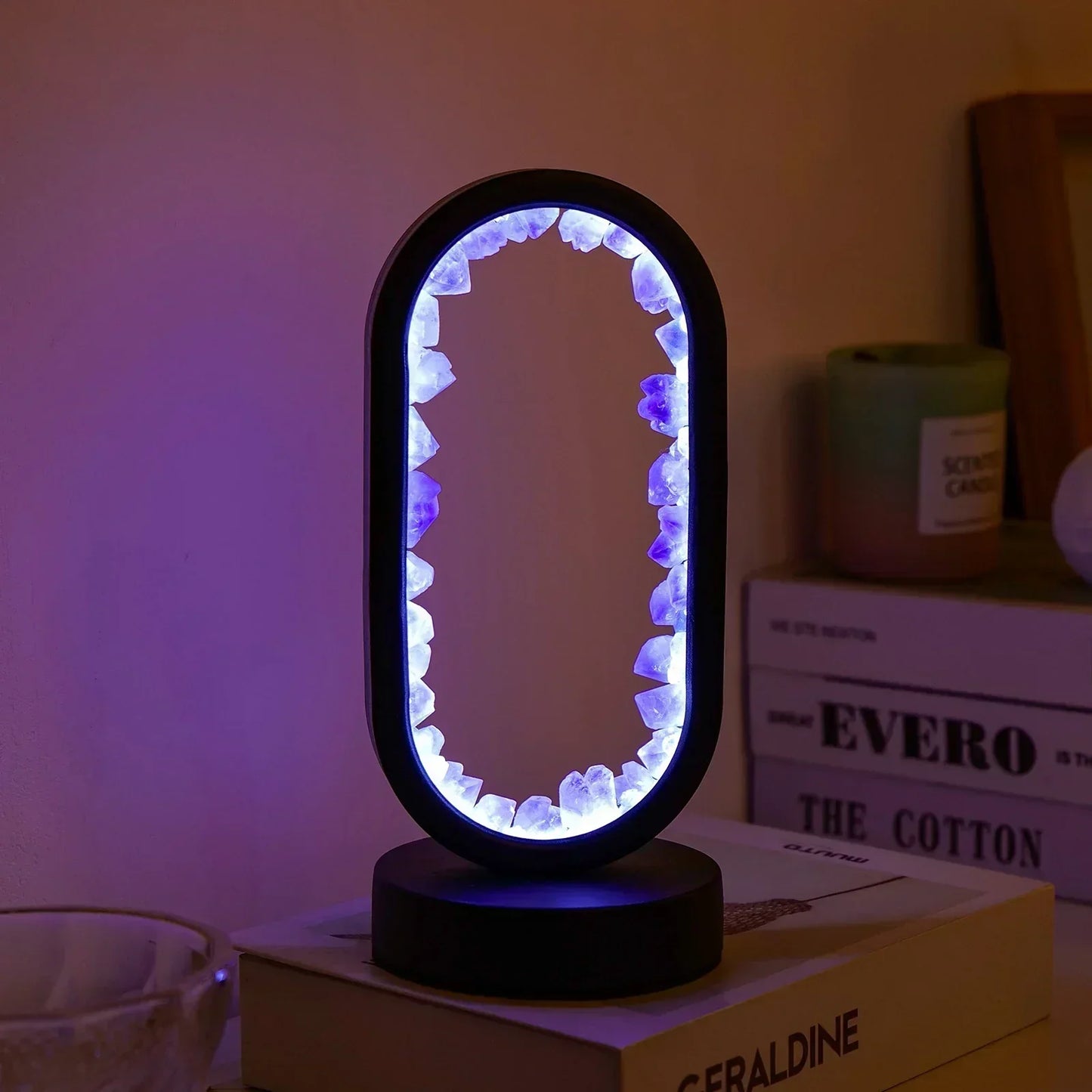 Natural Crystal Lamp – Relaxing Atmosphere Lighting