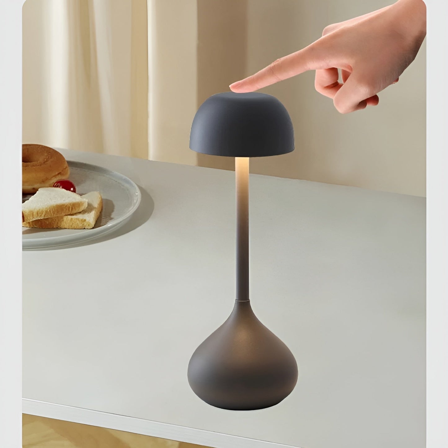 Wireless LED Table Lamp – Elegant, Dimmable and Modern