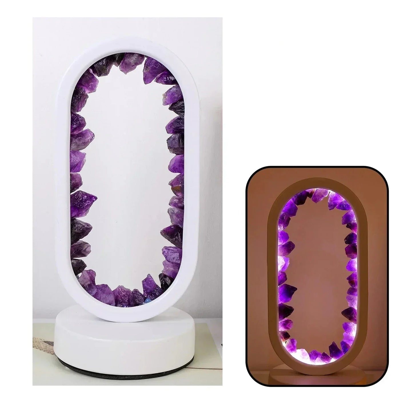 Natural Crystal Lamp – Relaxing Atmosphere Lighting