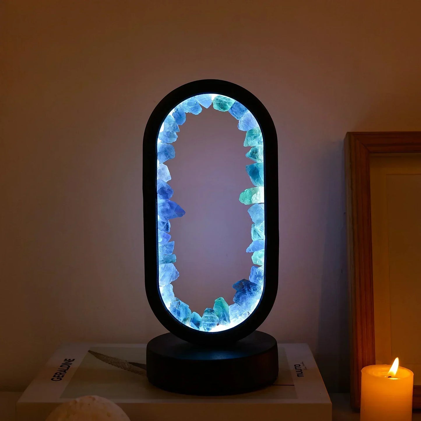 Natural Crystal Lamp – Relaxing Atmosphere Lighting