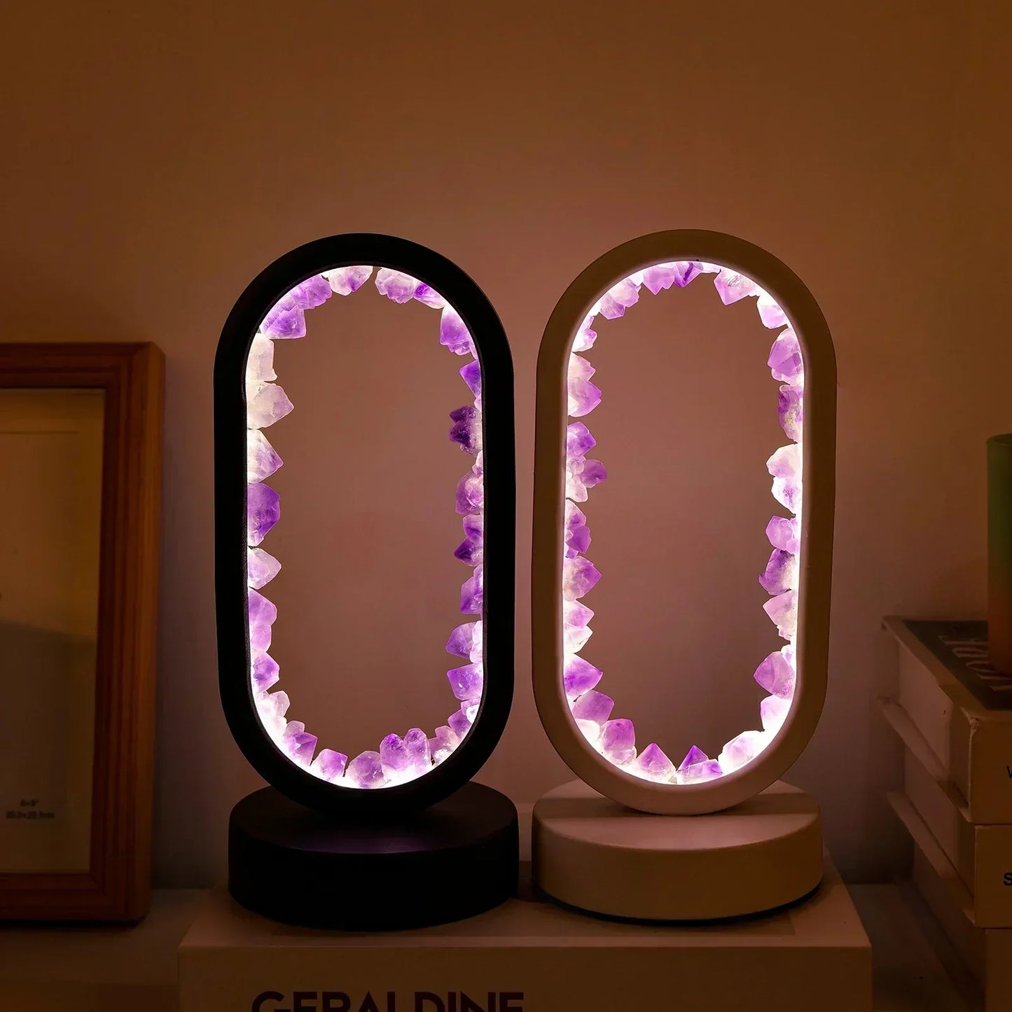 Natural Crystal Lamp – Relaxing Atmosphere Lighting