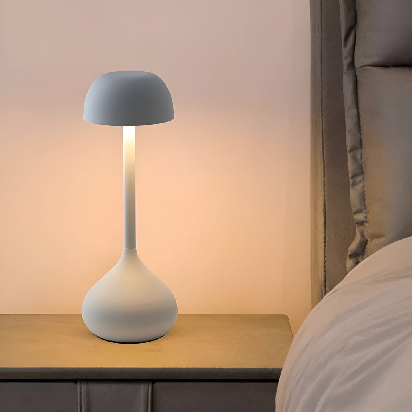 Wireless LED Table Lamp – Elegant, Dimmable and Modern