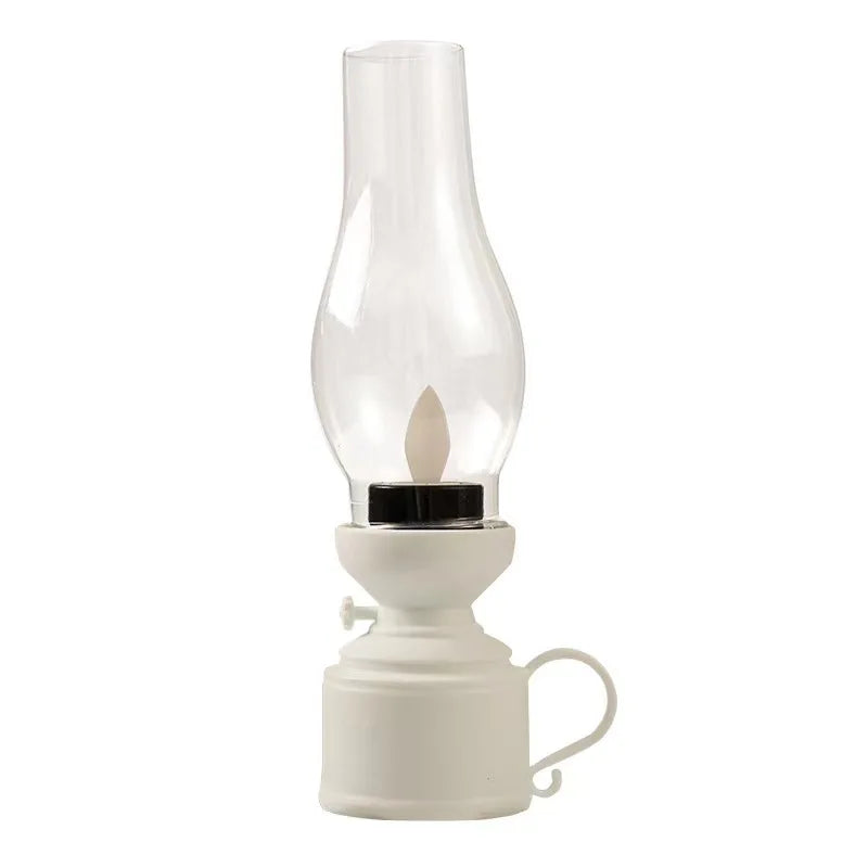 Retro Hanging Lantern - LED Vintage Style for Indoor Outdoor Use