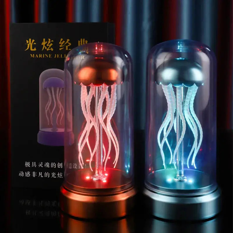 Colorful Dancing Jellyfish Lamp with Music - LED Light