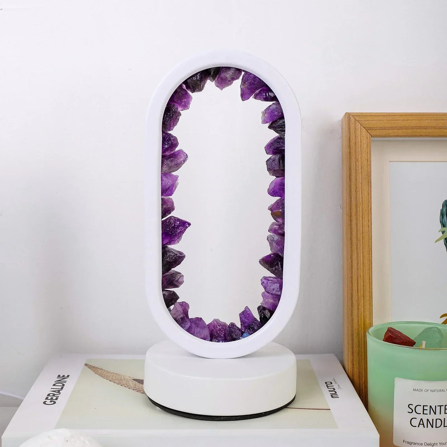 Natural Crystal Lamp – Relaxing Atmosphere Lighting