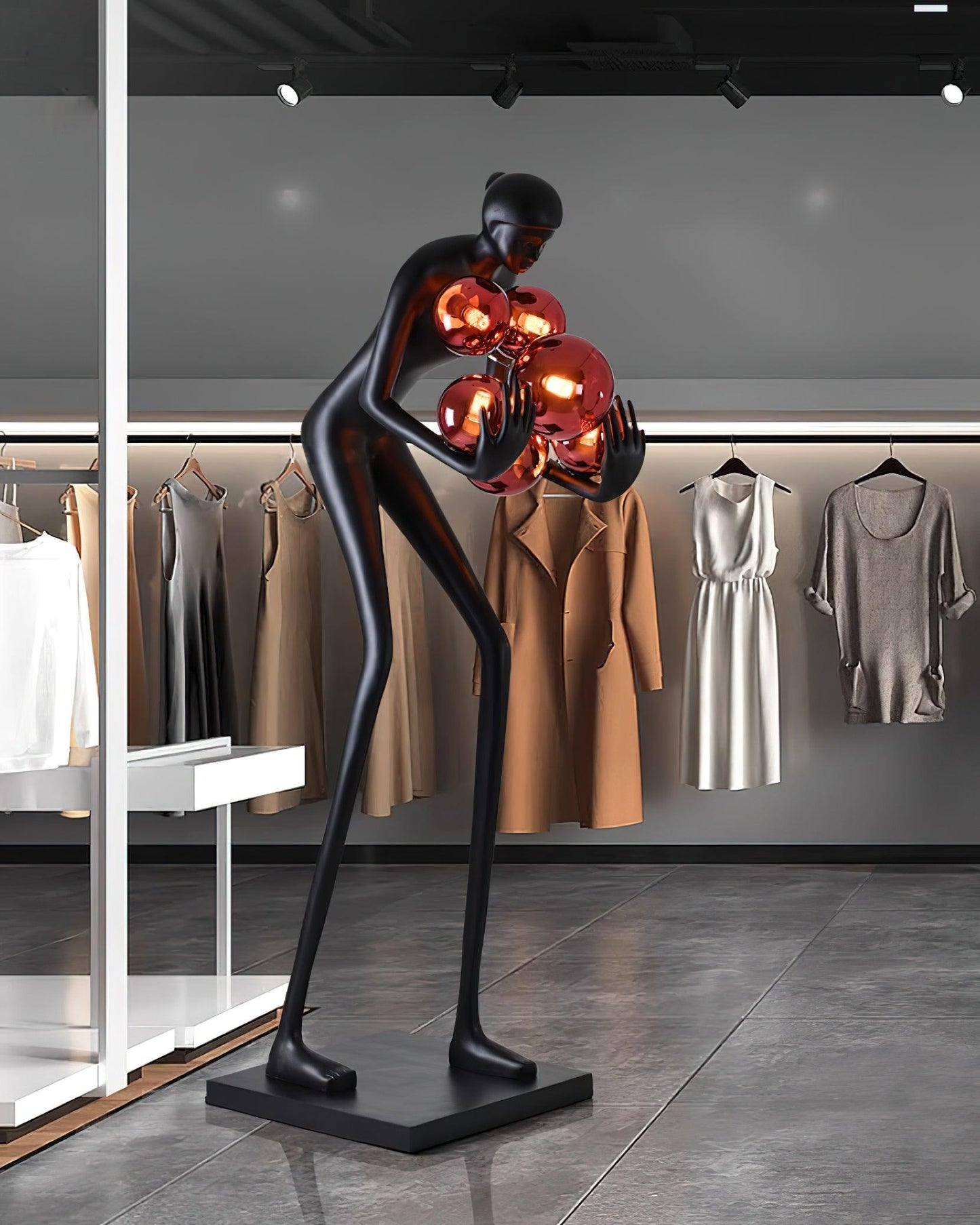Sentinel Sculpture Floor Lamp - Elegant LED Lighting Decor