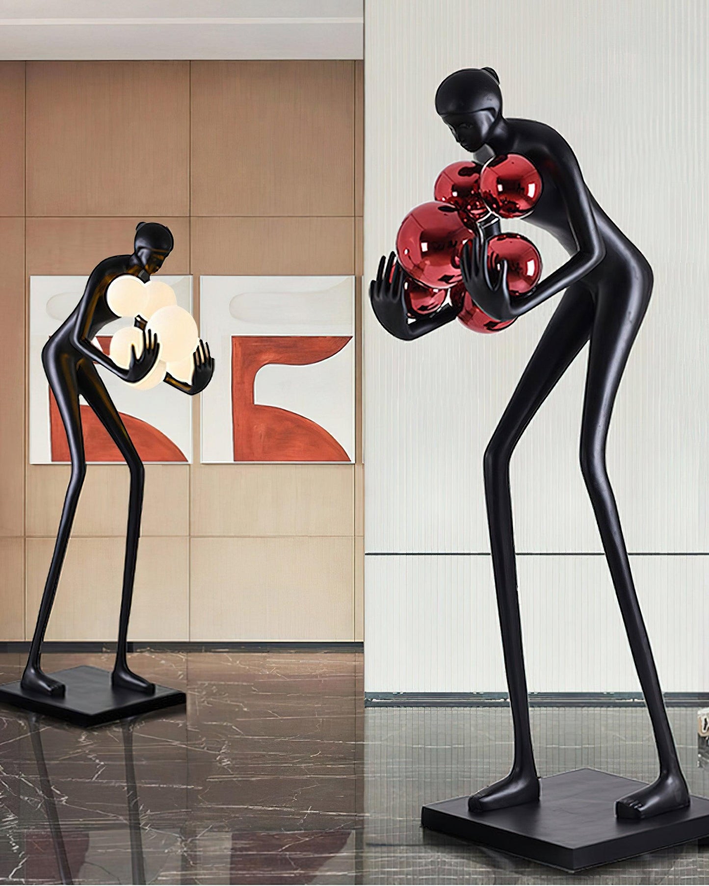 Sentinel Sculpture Floor Lamp - Elegant LED Lighting Decor