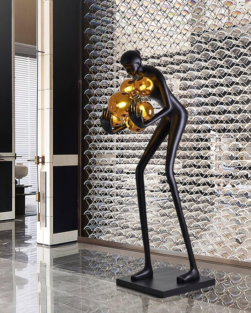 Sentinel Sculpture Floor Lamp - Elegant LED Lighting Decor