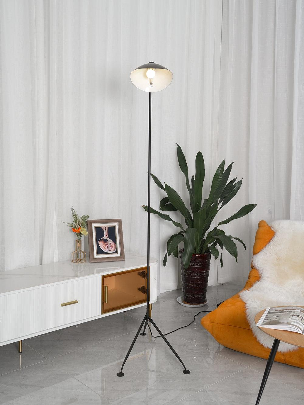 Serge Mouille Floor Lamp Three-Arm LED Indoor Lighting