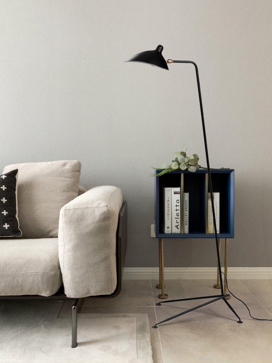 Serge Mouille Floor Lamp Three-Arm LED Indoor Lighting