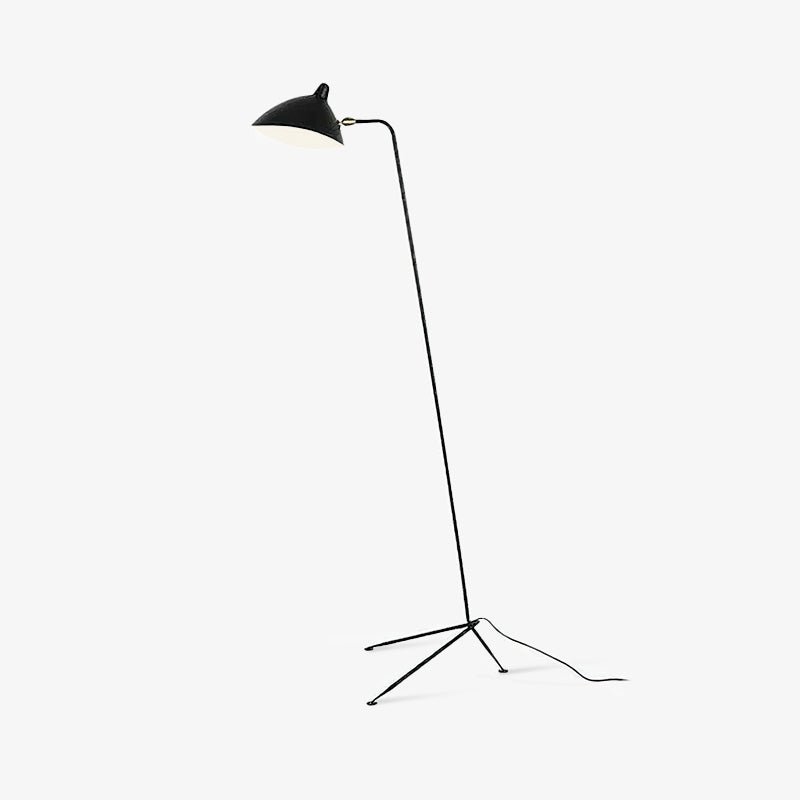 Serge Mouille Floor Lamp Three-Arm LED Indoor Lighting