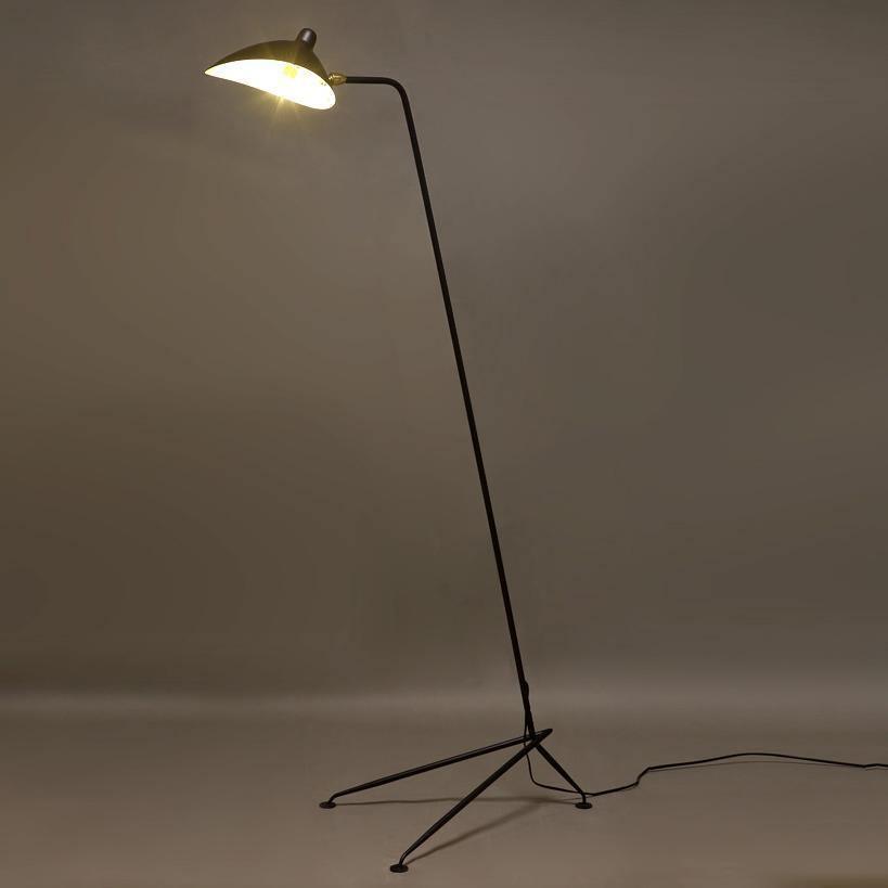 Serge Mouille Floor Lamp Three-Arm LED Indoor Lighting