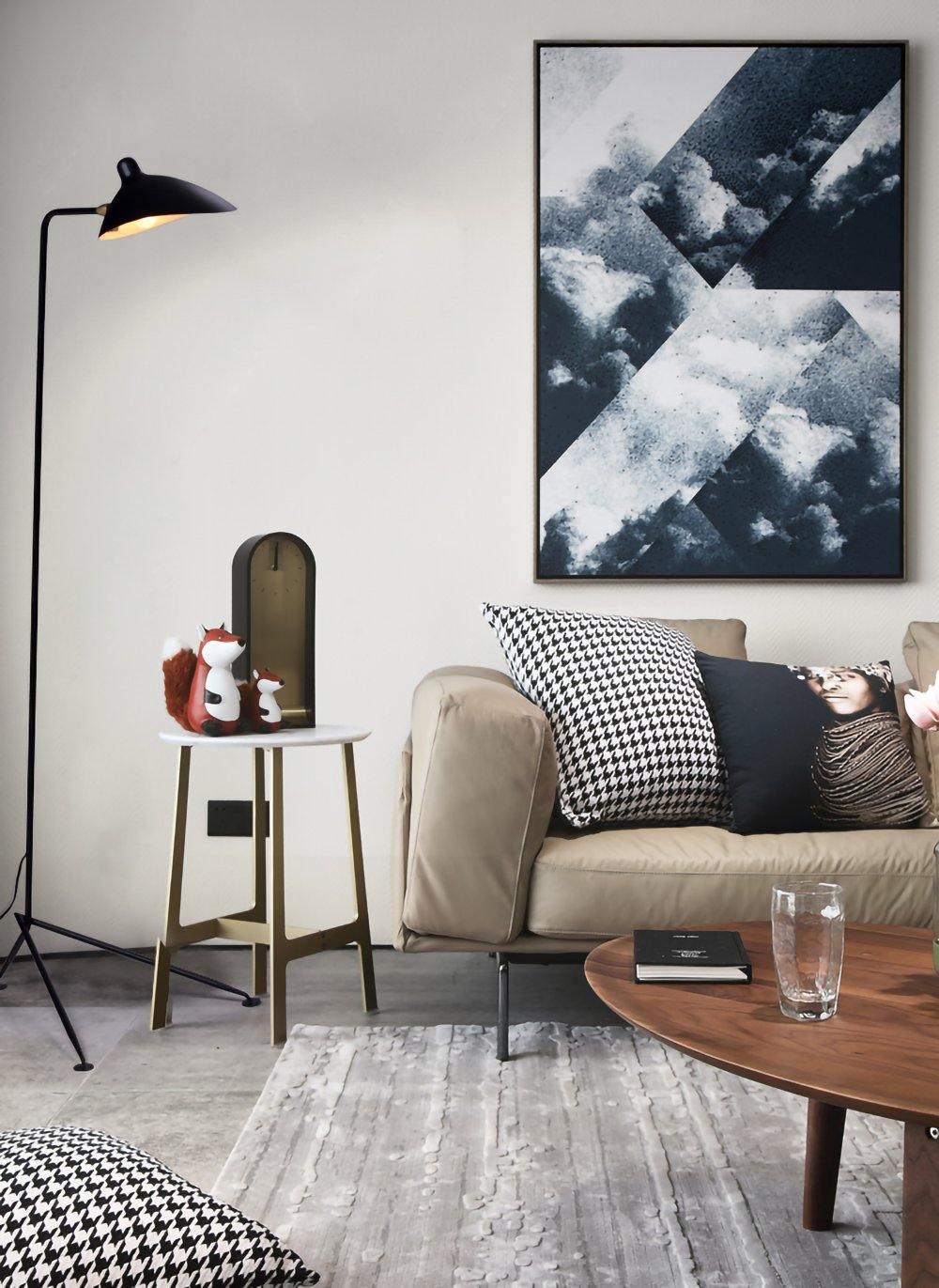 Serge Mouille Floor Lamp Three-Arm LED Indoor Lighting