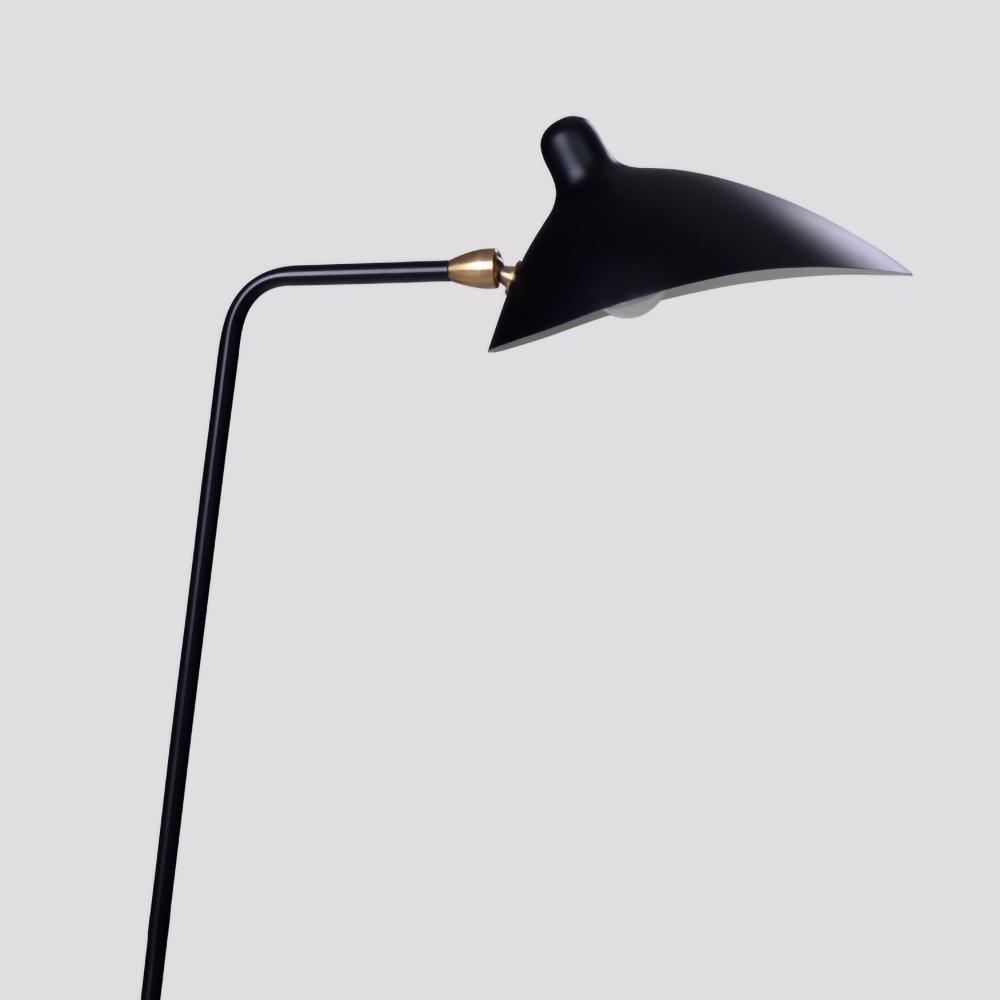 Serge Mouille Floor Lamp Three-Arm LED Indoor Lighting