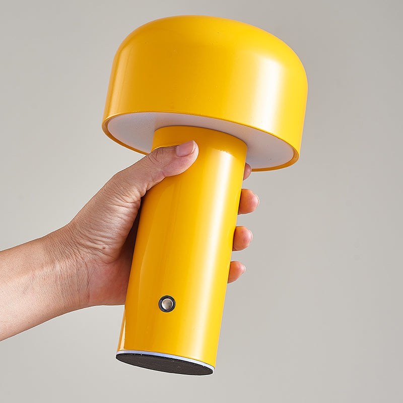 Italian Inspired Mushroom Cordless Table Lamp – Sleek & Modern LED Lighting