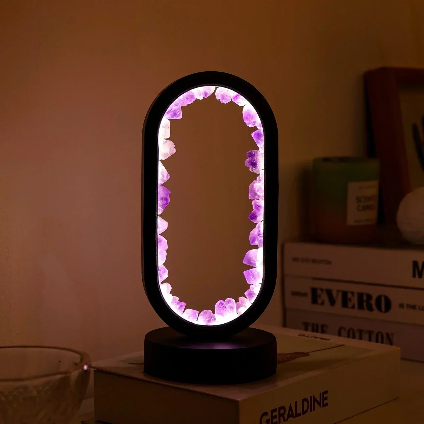 Natural Crystal Lamp – Relaxing Atmosphere Lighting