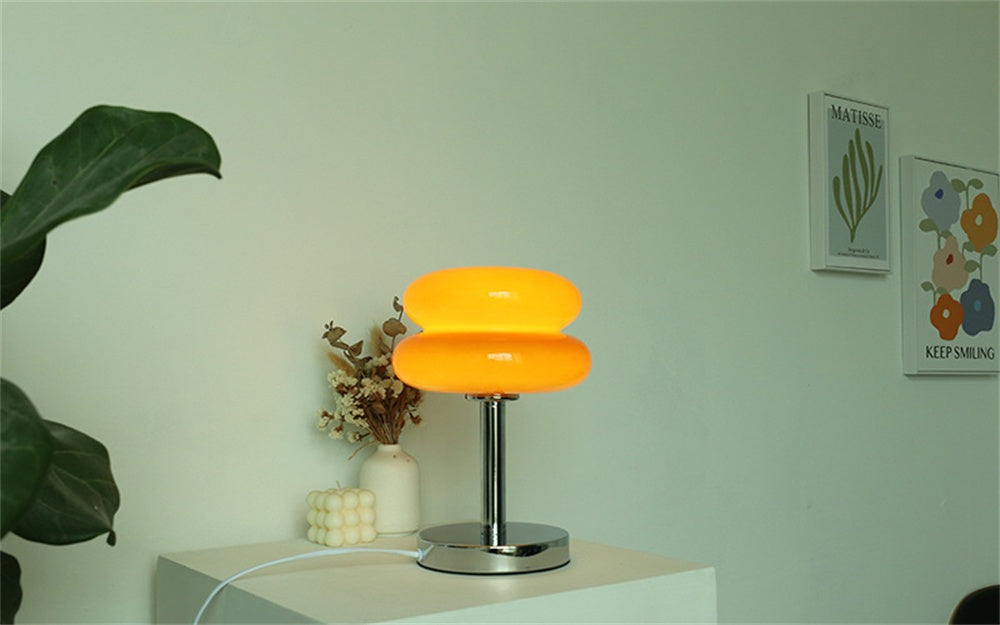 Ripple Lamp - Contemporary Glass Design, Warm Lighting