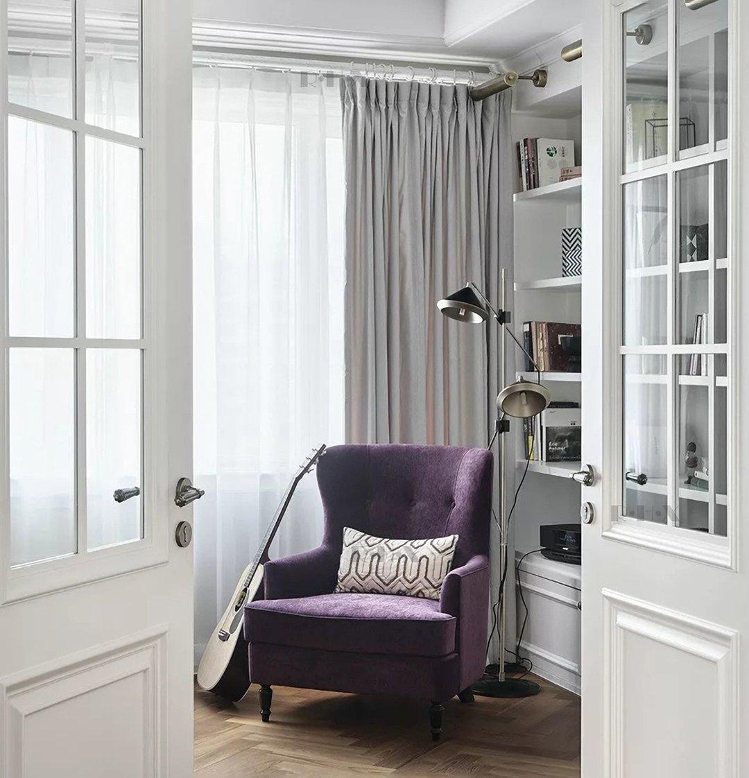 Shear Floor Lamp with Adjustable LED Shade - Indoor Lighting