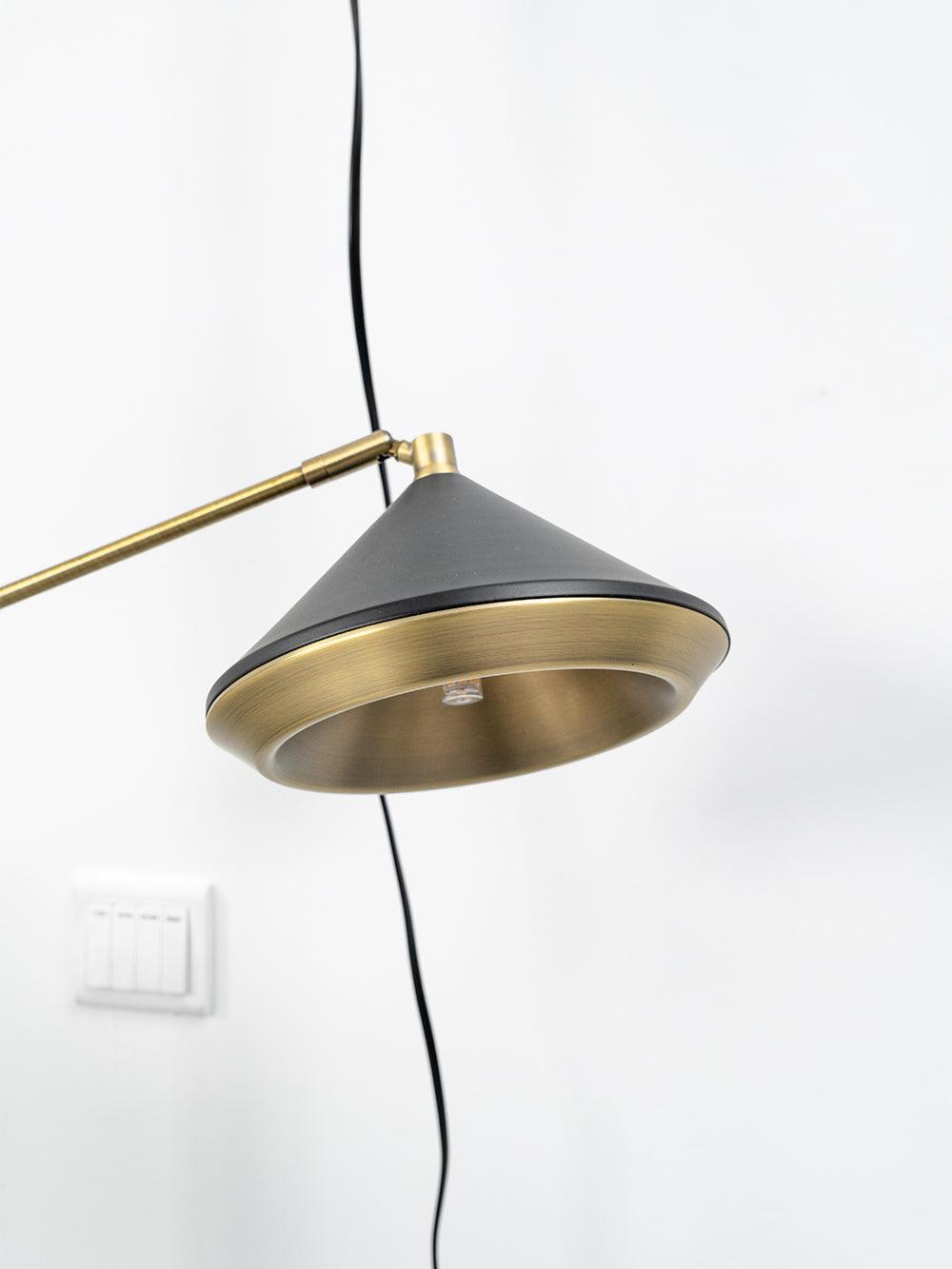 Shear Floor Lamp with Adjustable LED Shade - Indoor Lighting