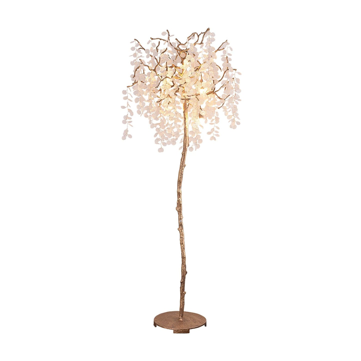 Shiro Noda Floor Light - LED Brass & Glass Design 175cm