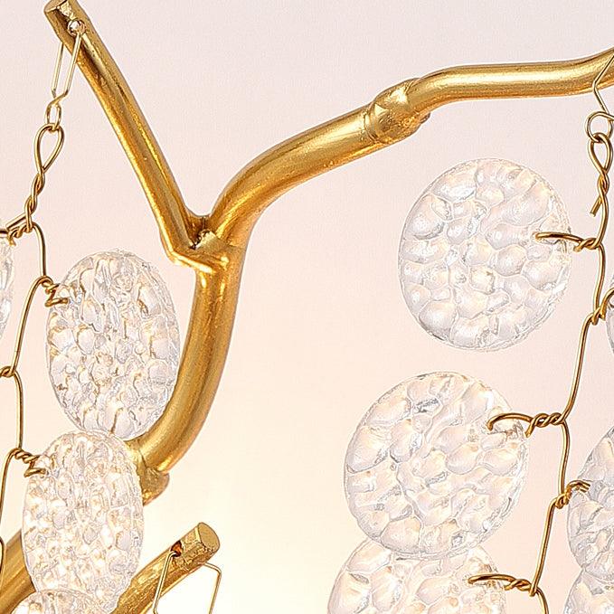 Shiro Noda Wall Lamp Set of 2 LED Brass Crystal Lights