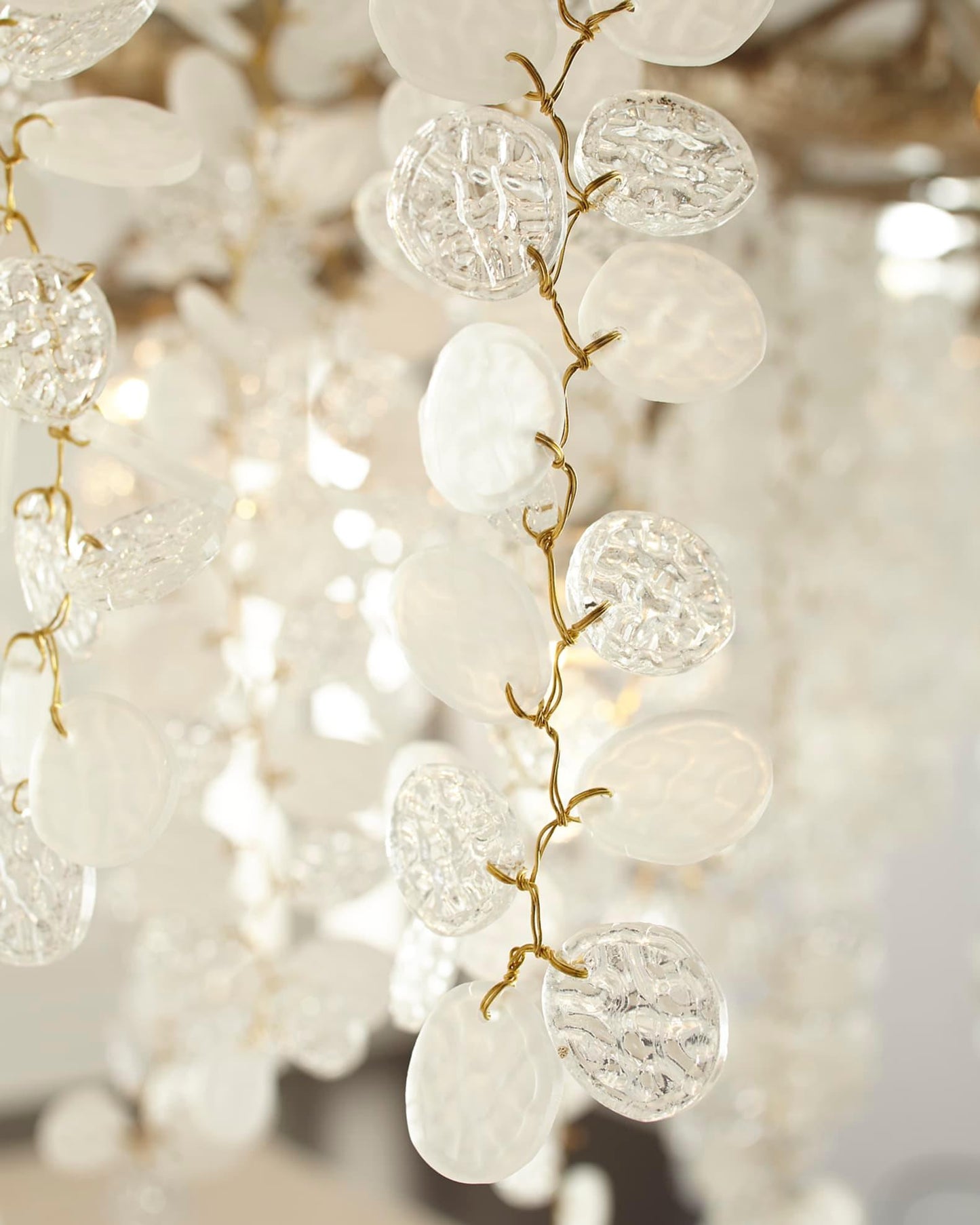 Shiro Noda Wall Lamp Set of 2 LED Brass Crystal Lights