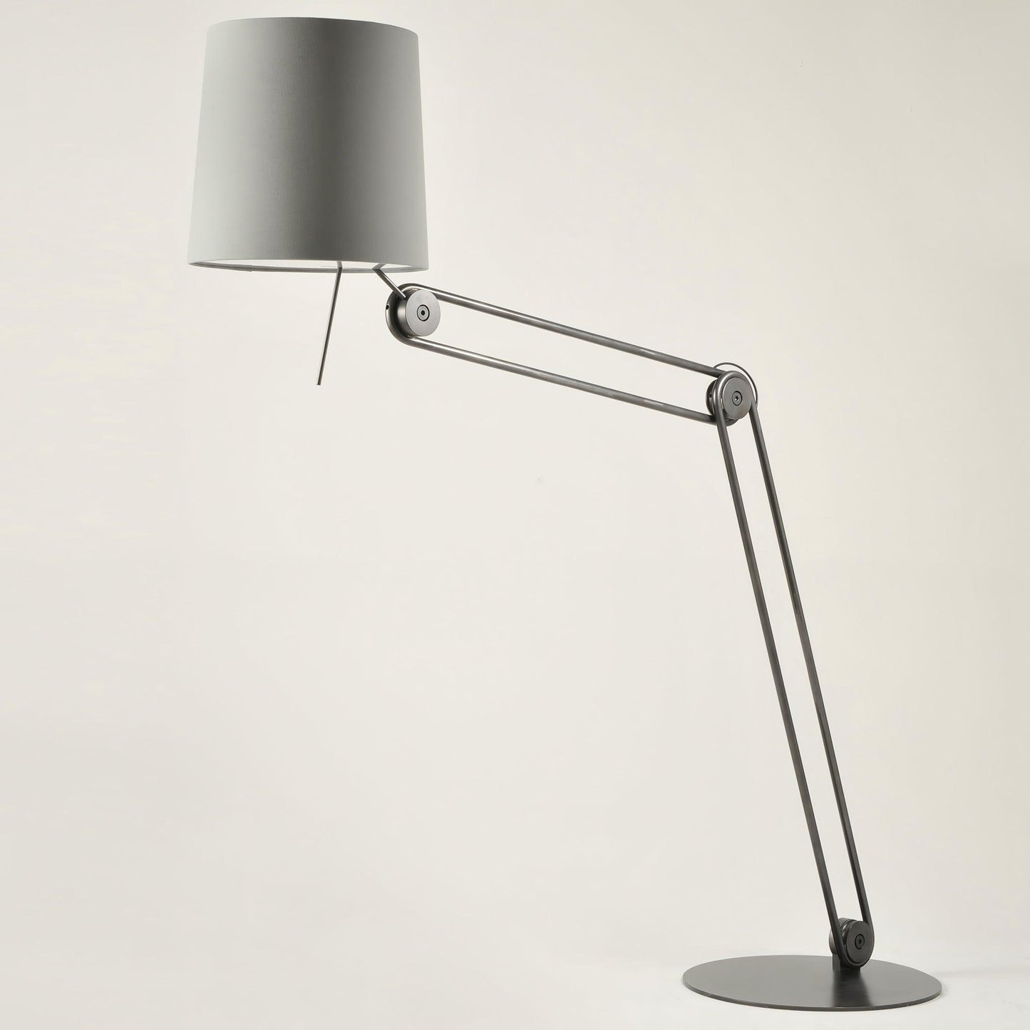 Sibaca Floor Lamp with Adjustable Two-Tone Fabric Shade