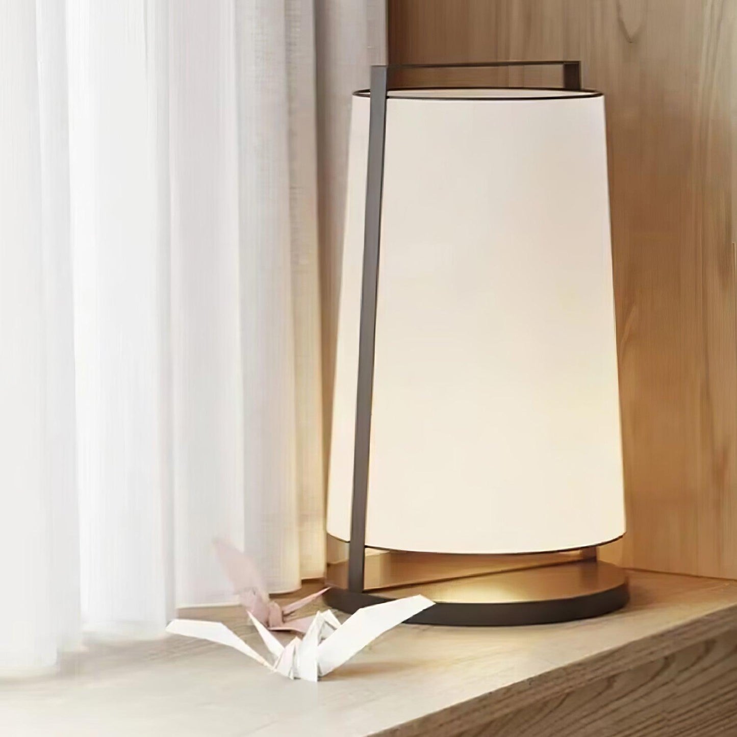 Silhouette Textile Floor Lamp - LED - Modern Metal Design