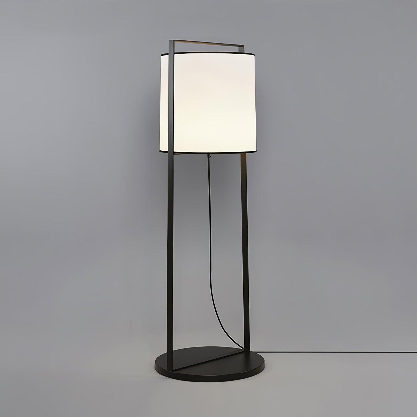 Silhouette Textile Floor Lamp - LED - Modern Metal Design