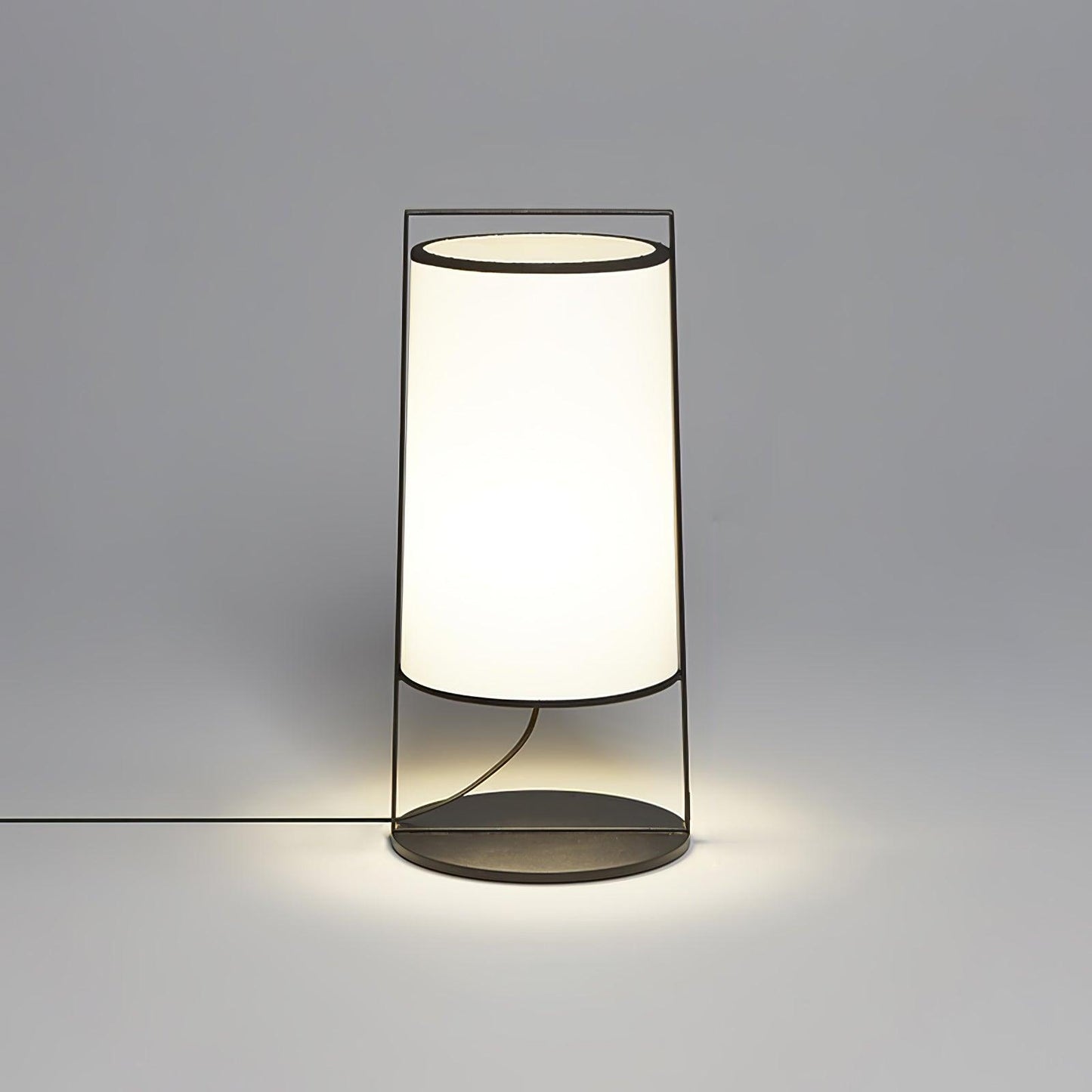 Silhouette Textile Floor Lamp - LED - Modern Metal Design