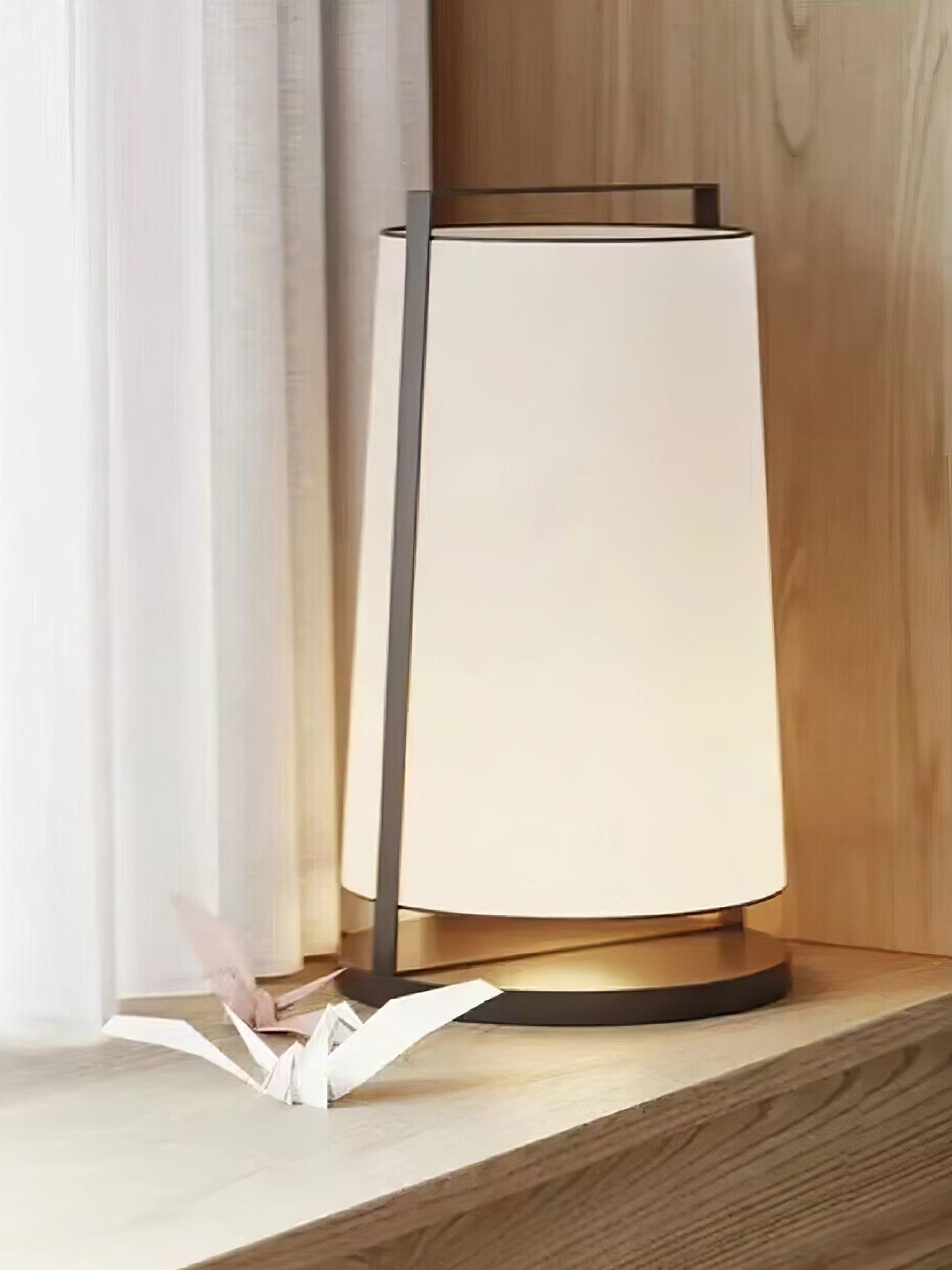 Silhouette Textile Floor Lamp - LED - Modern Metal Design