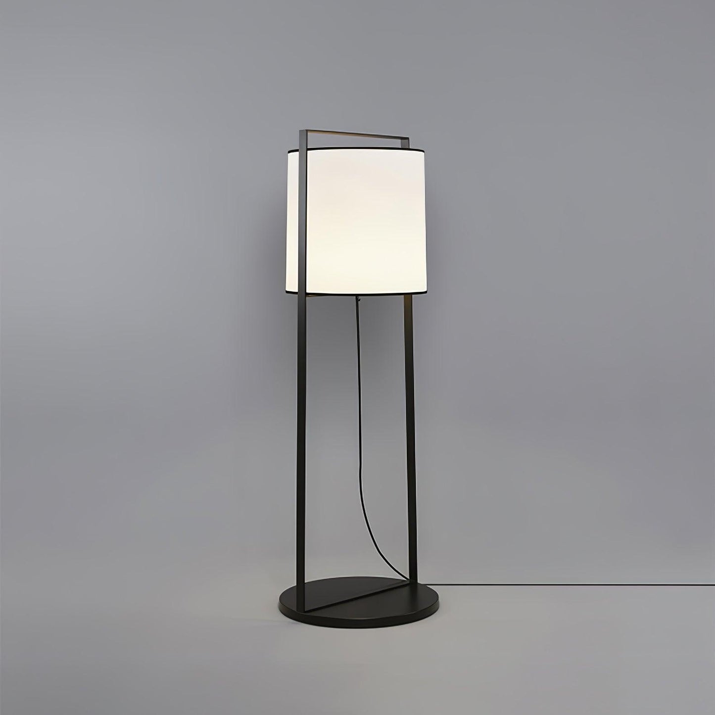 Silhouette Textile Floor Lamp - LED - Modern Metal Design