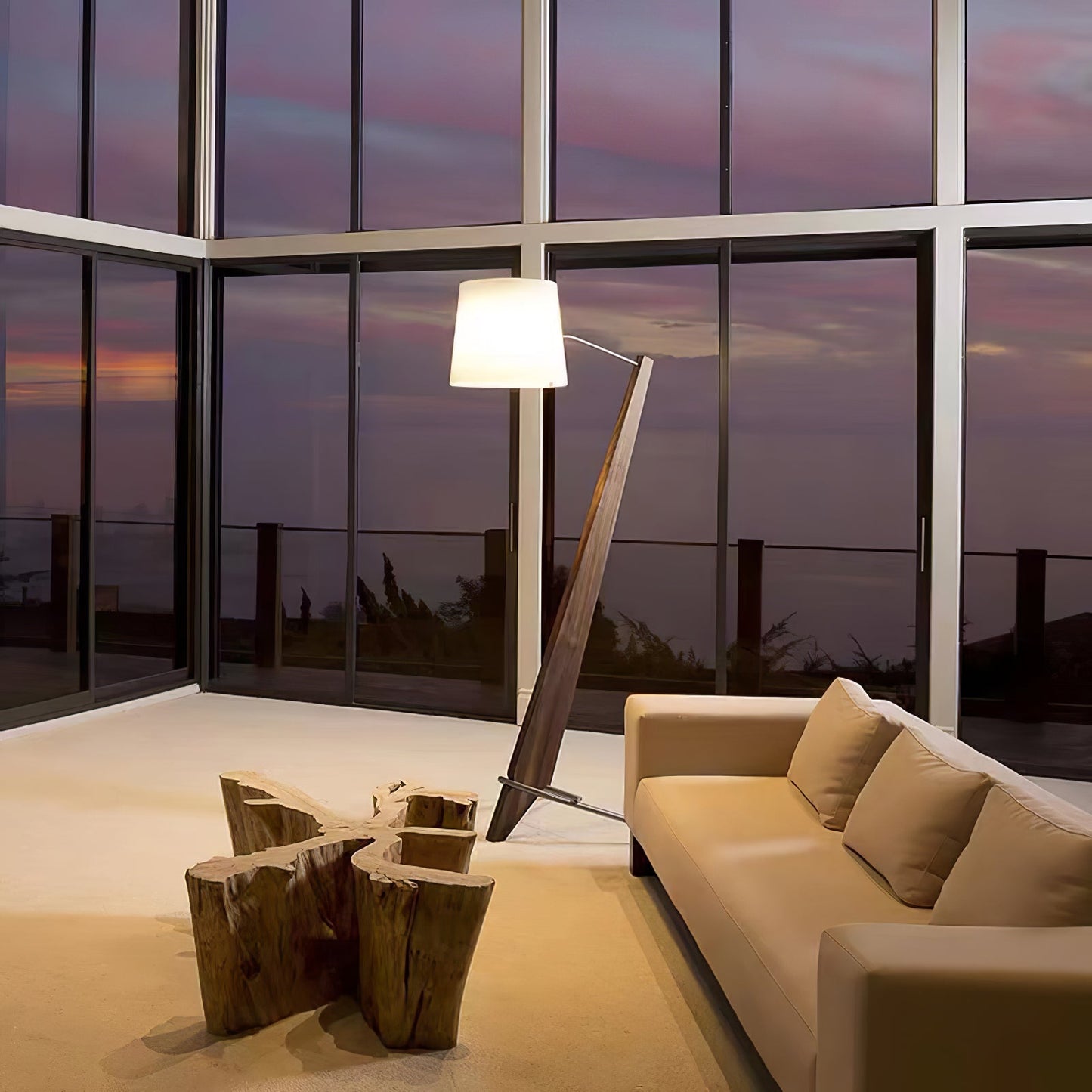 Silva Giant Floor Lamp - LED Indoor Lighting, Elegant Design