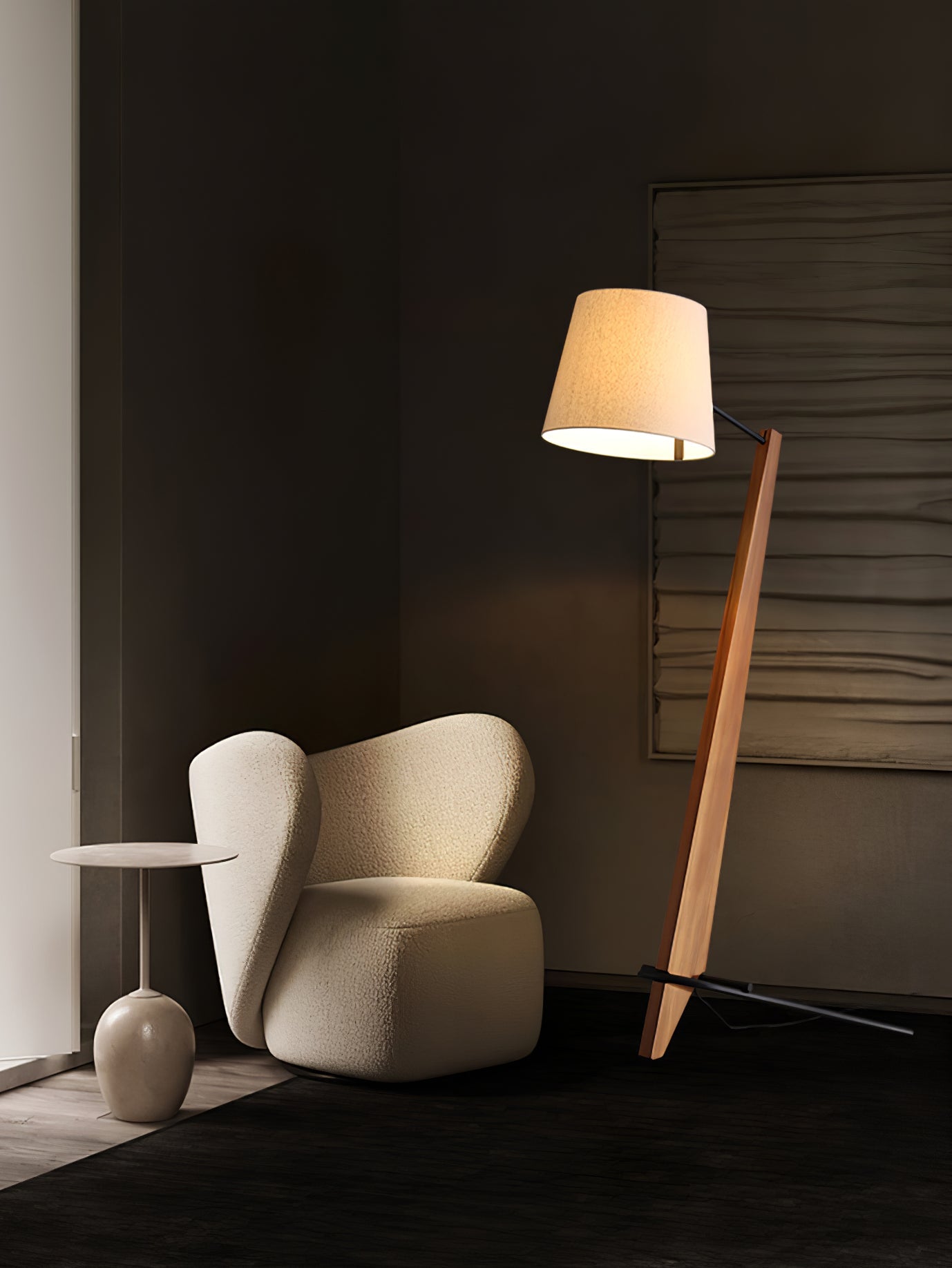 Silva Giant Floor Lamp - LED Indoor Lighting, Elegant Design