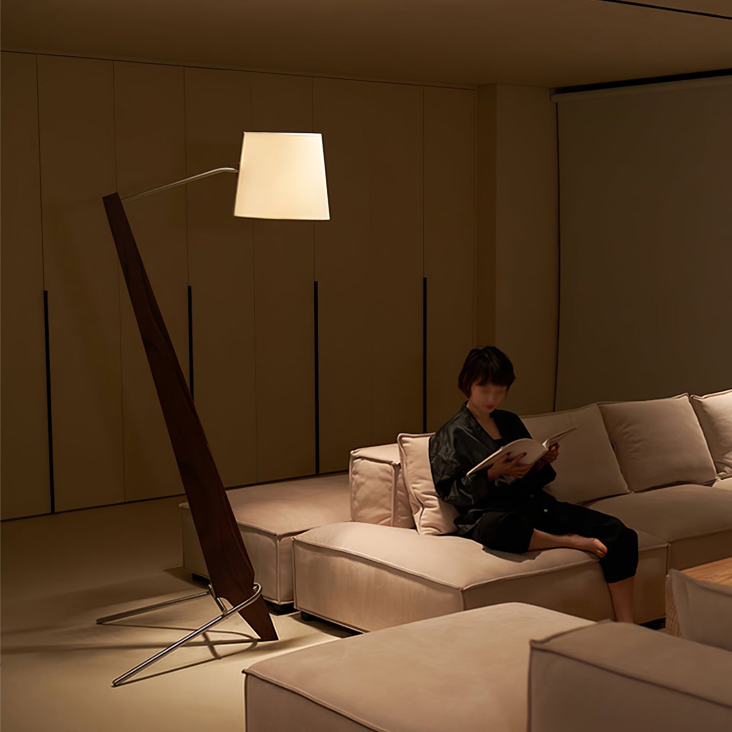 Silva Giant Floor Lamp - LED Indoor Lighting, Elegant Design