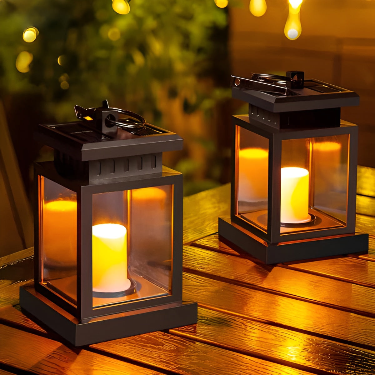 Solar Powered Magic Lantern - LED Outdoor Lantern with Auto On & Waterproof Design
