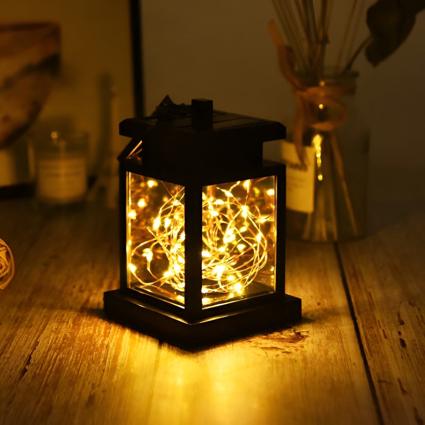 Solar Powered Magic Lantern - LED Outdoor Lantern with Auto On & Waterproof Design